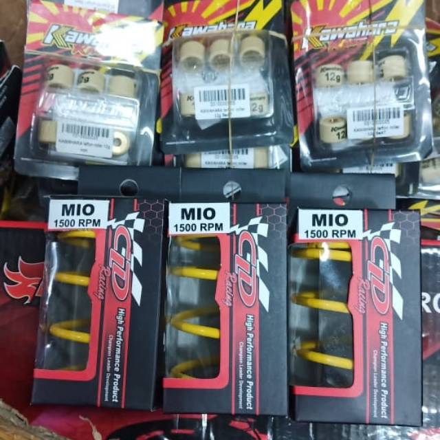 Roller mio fino satu set per cvt 7 8 9 10 11gr kawahara / per cvt mio fino satu set roller kawahara