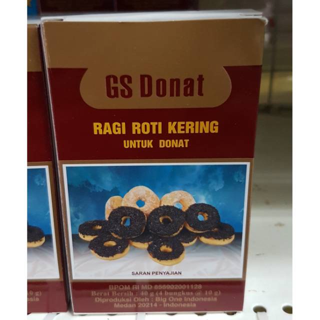 

GS DONAT Ragi Roti Kering untuk Donat 4x10gr