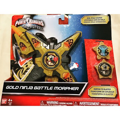 Power Rangers Ninja Steel DX Gold Ninja Battle Morpher