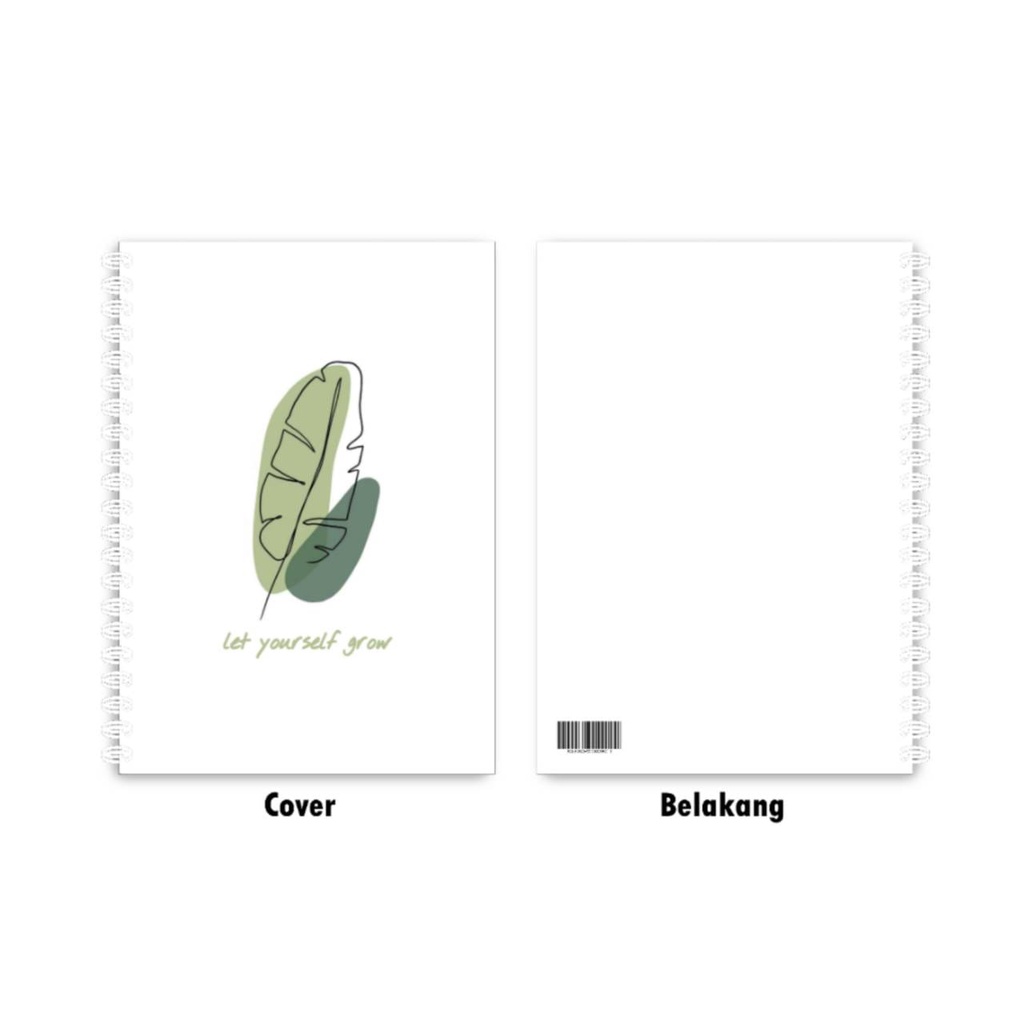 

NOTEBOOK B5 - Spiral / Softcover - let yourself grow