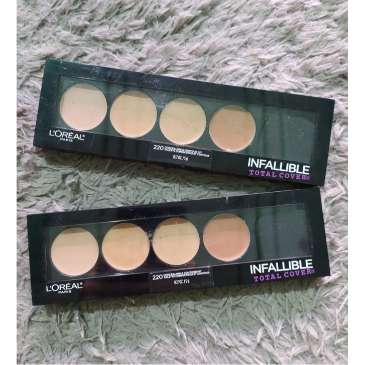 Loreal concealer &amp; coutouring palete (original 100%)