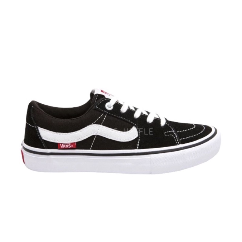 Vans Sk8 Low Pro Black White Original - Vans Sk8 Low Pro Black White - Vans Sk8 Low Pro Bw - Vans Pr