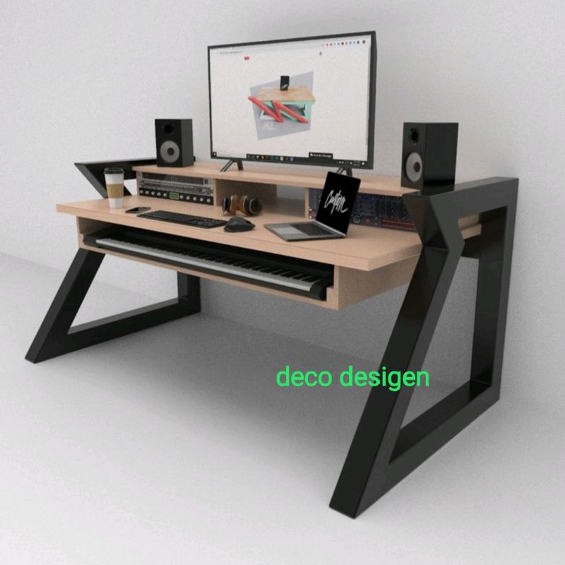 MEJA KIBOT MUSIC meja kerja kantor meja gaming meja pc komputer