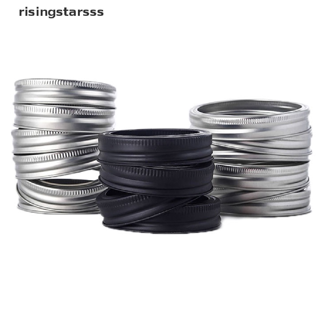 Rsid Span-new Canning Lid Regular Mouth Mason Jar Lid And Bands Tutup Stainless Steel Mulut Lebar Jelly