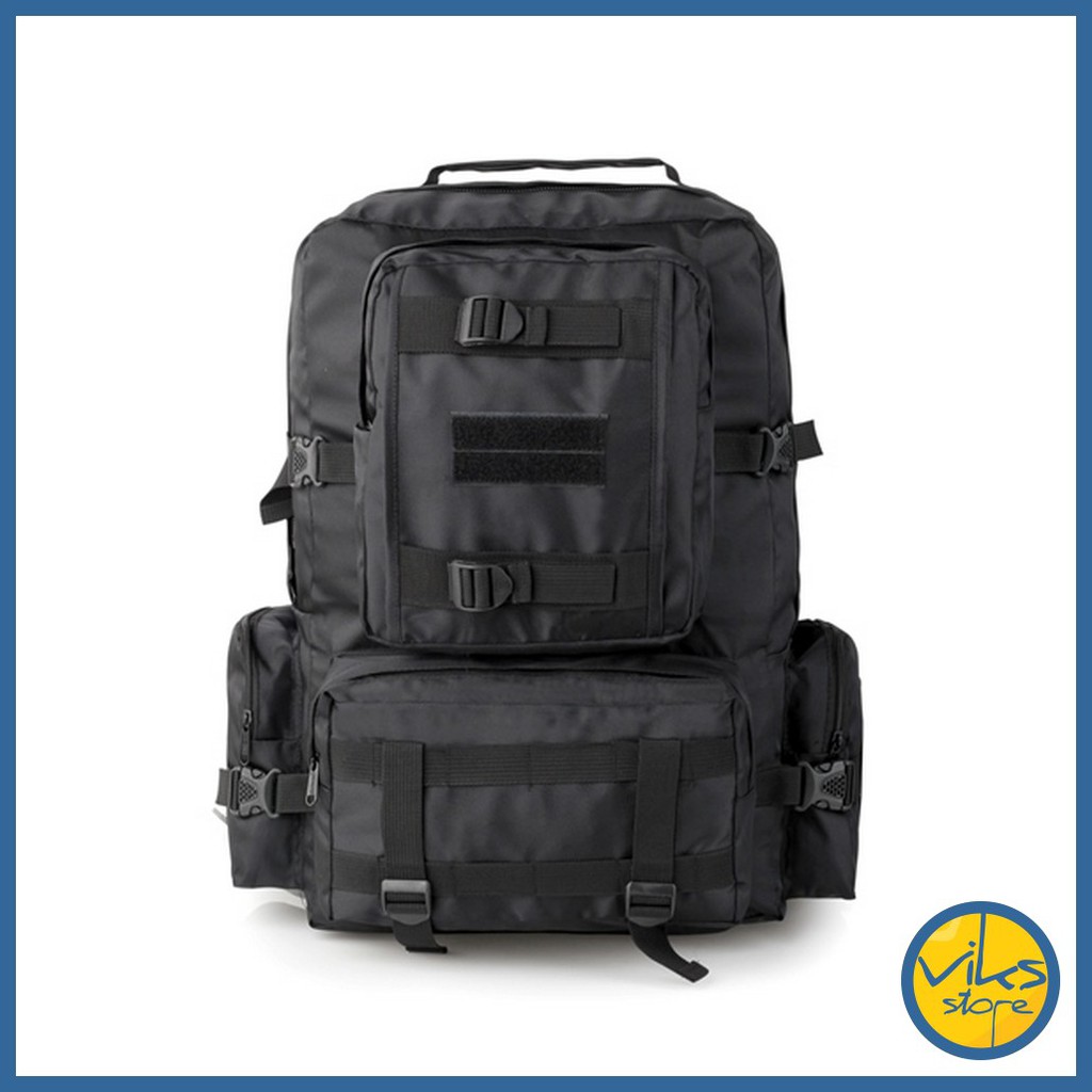 Tas Gunung Hiking Backpack Adventure Carrier 40L Semi Carrier - Tas Semi Keril Murah Original Kuat Ransel Traveling Backpacker BA600