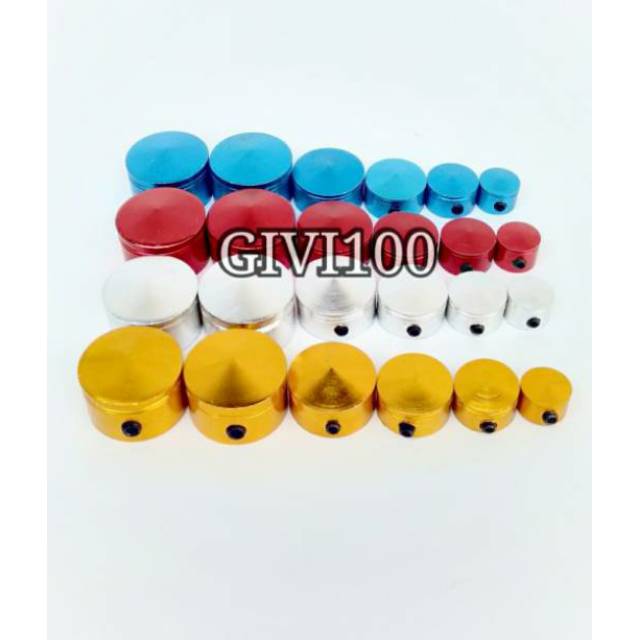 Monel Tutup Baut Variasi Warna Bulat Tutup Baut Ukuran 8 10 12 14 17 19 Mm Tutup Baut 8Mm Tutup Baut