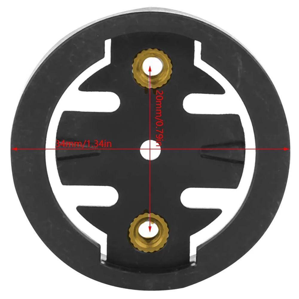 Agustina Sepeda Komputer Mount Adapter Bersepeda Bagian Aksesoris Sepeda Untuk Garmin Komputer Base Speedometer Converter MTB Sepeda Stopwatch Mount