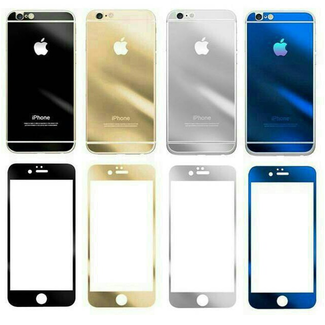 1SET TEMPERED GLASS IPHONE 8s plus (DEPAN BELAKANG)