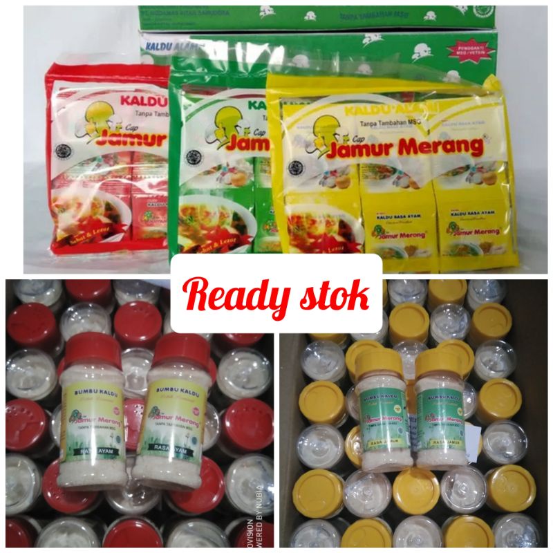 

KALDU NON MSG CAP JAMUR MERANG ORY (1 pack 30 sachet)