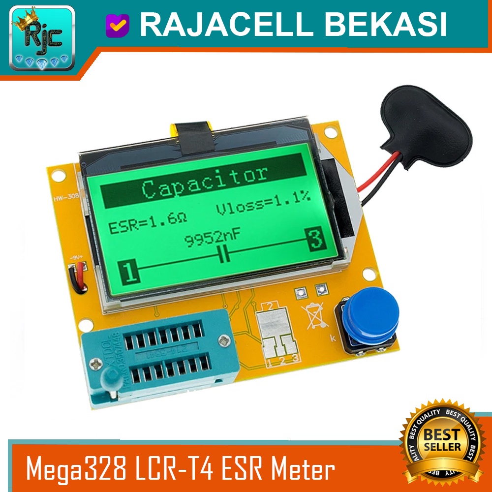 Mega328 LCR-T4 ESR Meter LCR Led Transistor Diode Triode Capacitance