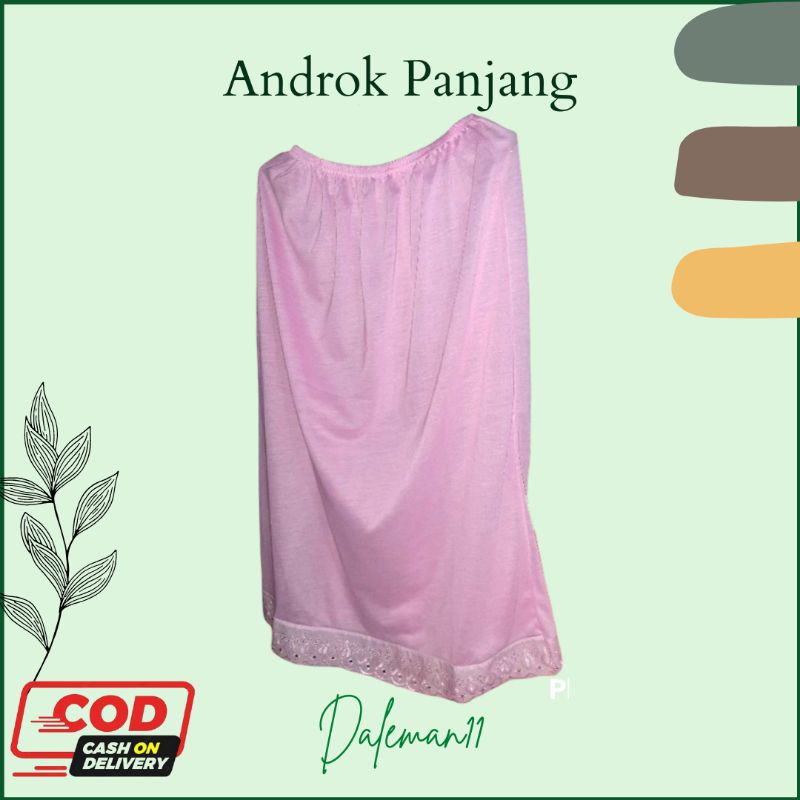 ANDROK ROK DALEMAN PANJANG WANITA MUSLIMAH L XL XXL MURAH
