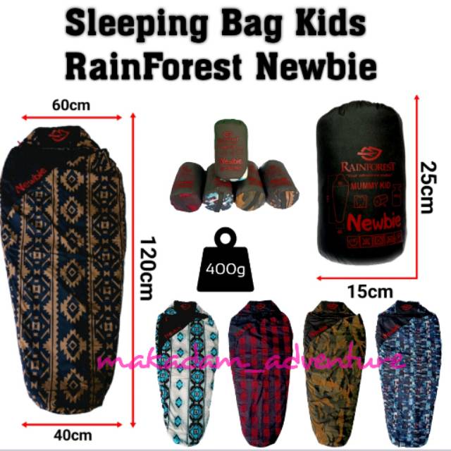 Sleepingbag anak sb kantong selimut tidur kids
