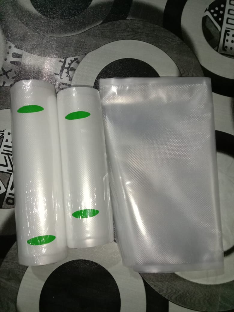 Plastik Vacuum / Vacum Bag Embossed / Plastik Vakum Makanan Embos - Delkochoice