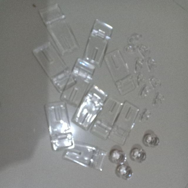 Tarikan Laci Akrilik Pegangan Pintu Transparan Kotak Knob Acrylic Box Cabinet Door Handle