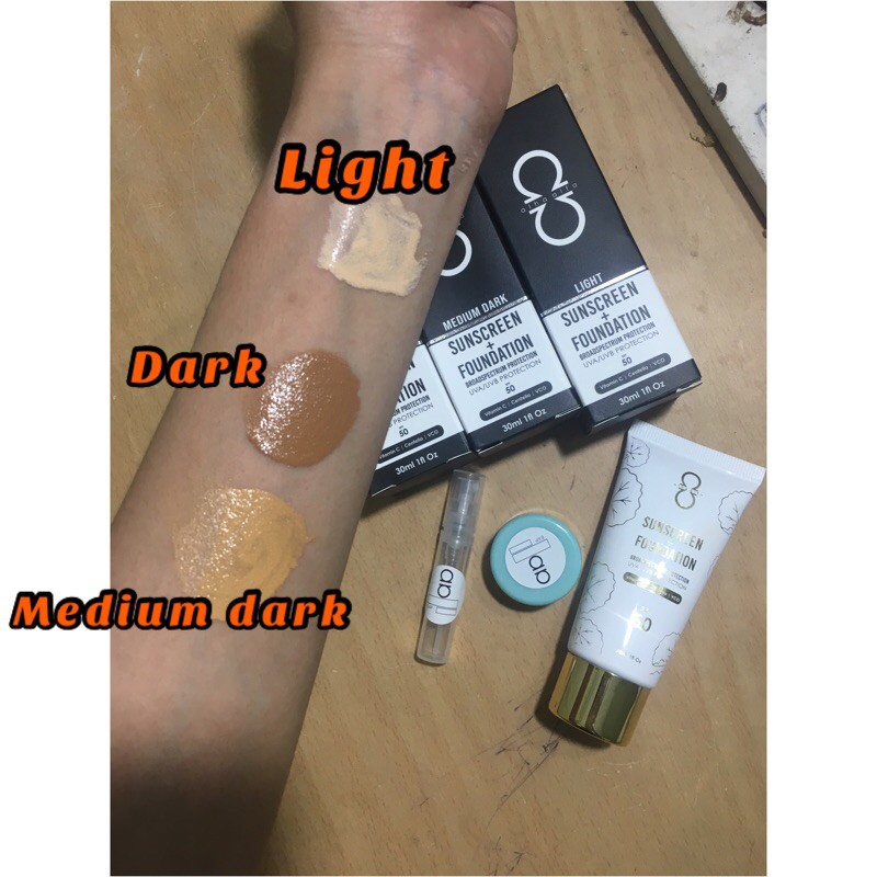 Alha Alfa foundation + sunscreen spf 50 pa++ share in jar