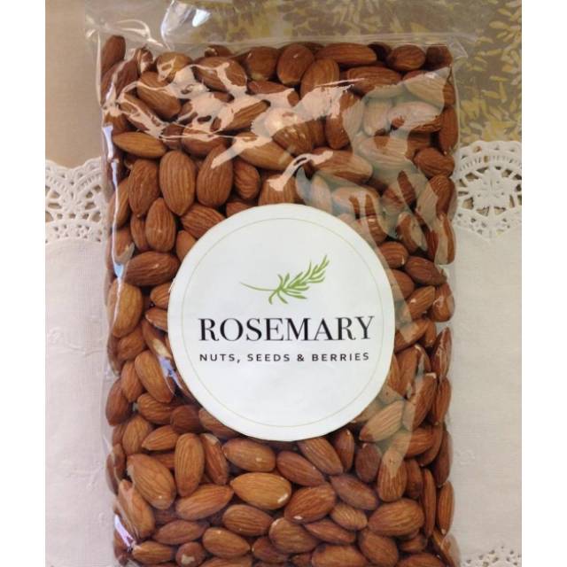 

Kacang almond panggang lngsg makan 500gram/Roasted Almond