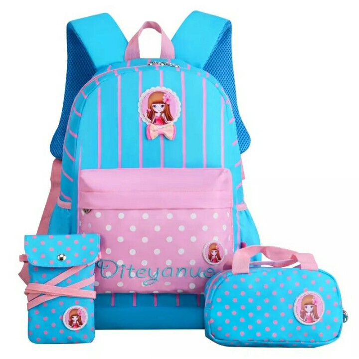 ARMELIA SHOP - Tas Ransel Sekolah Anak Beby Salur-Tas Ransel Backpack Sekolah Anak Perempuan Remaja