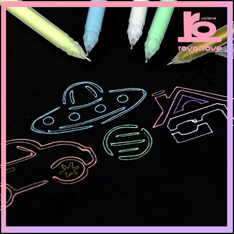 

COD✨Warna Pena Gel Berkapasitas Besar Akun Tangan Tanda Siswa Sorotan Album Flash Pen-love