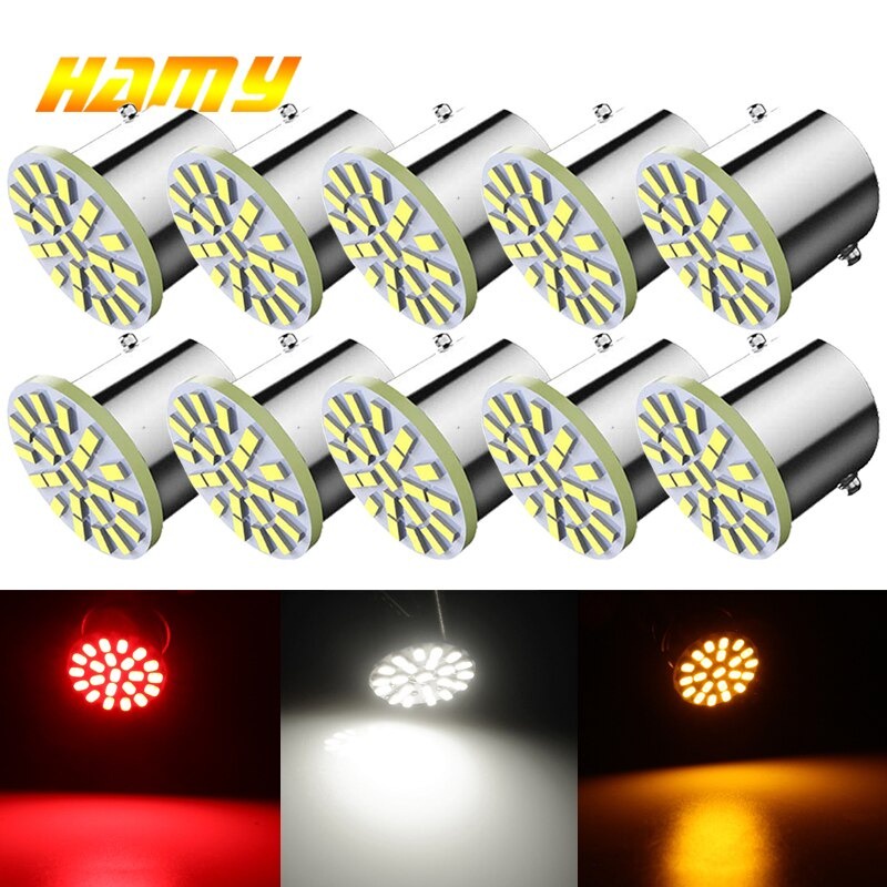 [BISA COD] Lampu Led Sign Sein 1156 Ba15s 18 Smd 3014 s25 Bayonet Lampu Mundur Dc 12 volt