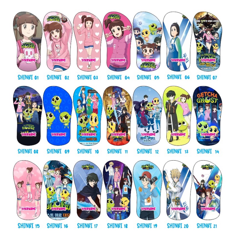 Sandal Karakter Little Pony Equestria Girls | Sendal Print | Sandal Jepit Anak Kids