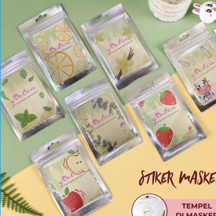 Gietin Stiker Aroma untuk masker