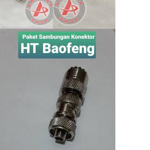 ☚ PAKET SAMBUNGAN KONEKTOR ANTENA HT BAOFENG #SET ✈