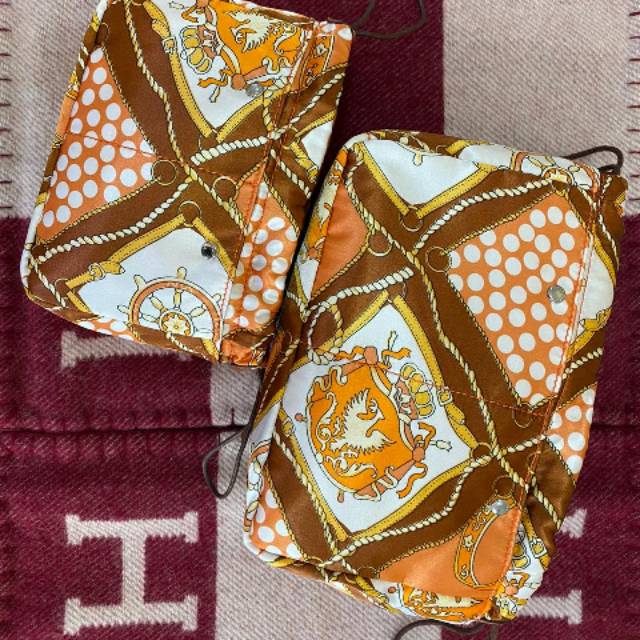 TasHermesFourbi Pouch Bag Asli Silk