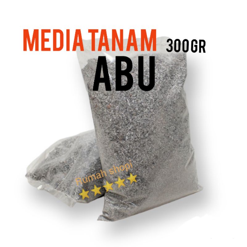 Media tanam Abu serbaguna 300 gr Media tanam Aglonema abu gosok Abu Sekam bakar abu arang Abu telur