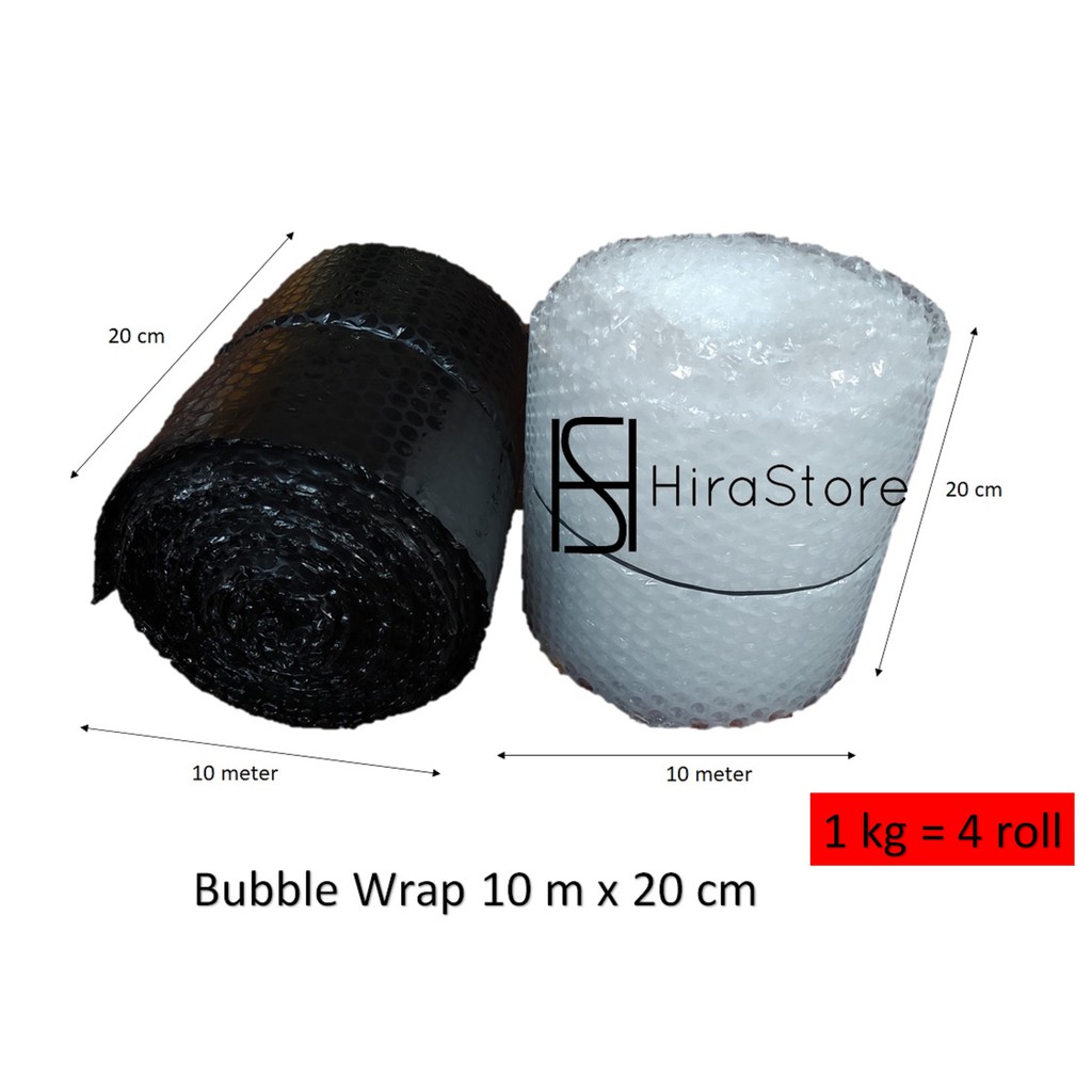 

Plastik Bubble / BUbble wrap 10 meter x 20 cm tebal dan pekat