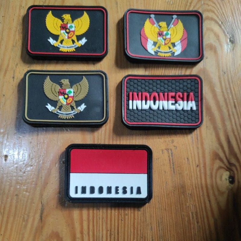 Patch Rubber/emblem karet logo Garuda Indonesia