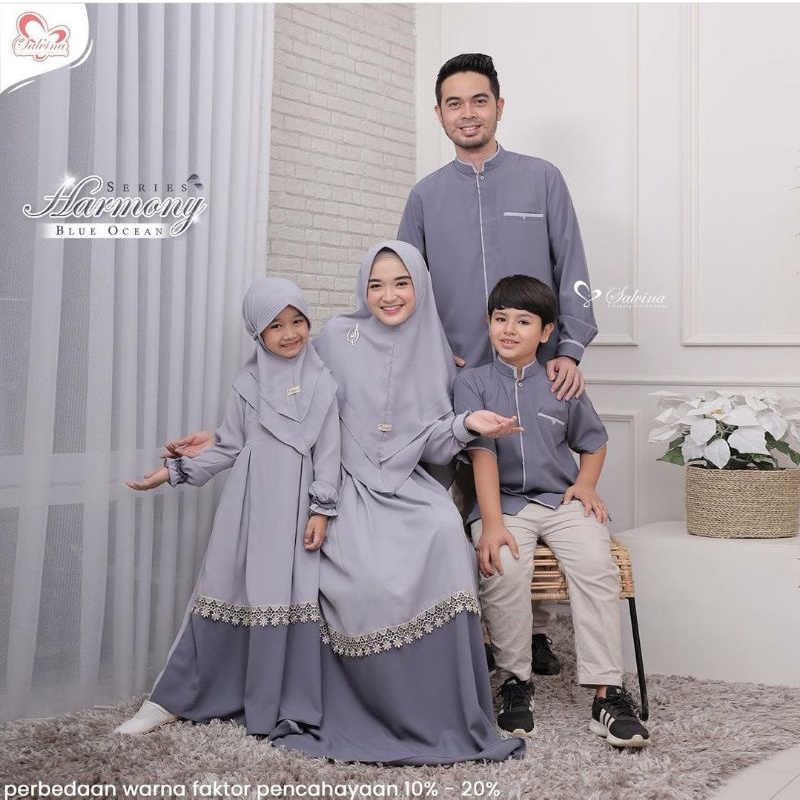 famset lebaran 2022 sarimbit harmony family set couple keluarga terbaru famset kekinian