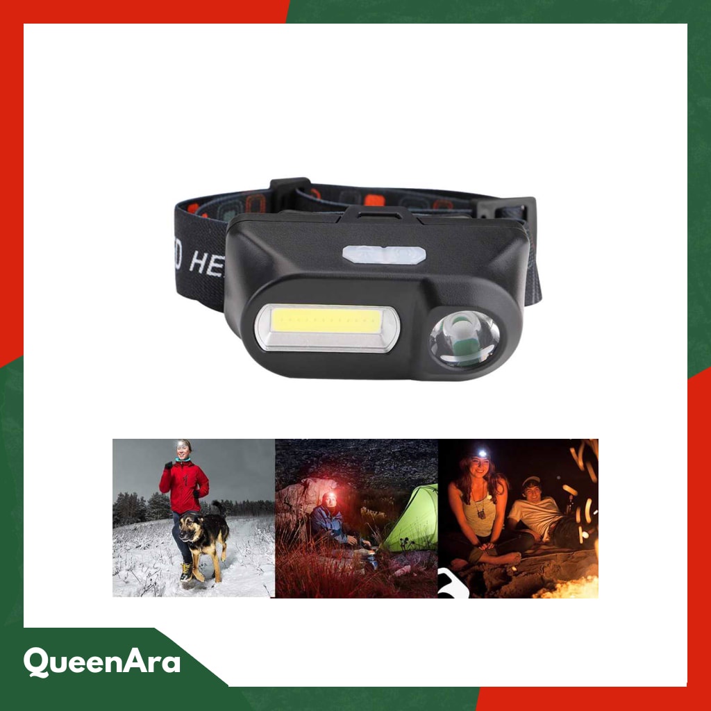 TaffLED Headlamp Flashlight Headlight LED 3 Modes COB - KX-180