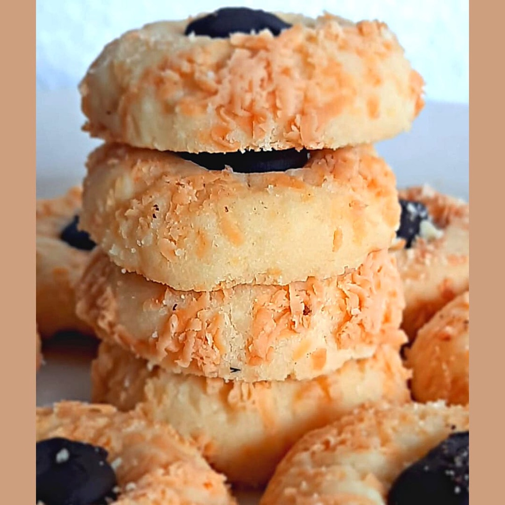 

Chocolate Cheese Thumbprint Cookies