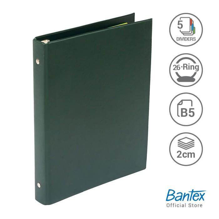

Gia | Bantex Multiring Binder 26 Ring 25Mm B5 Green #1326 04