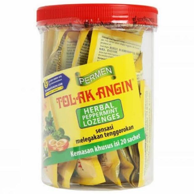 

Permen Tolak Angin Toples 20 Sachet