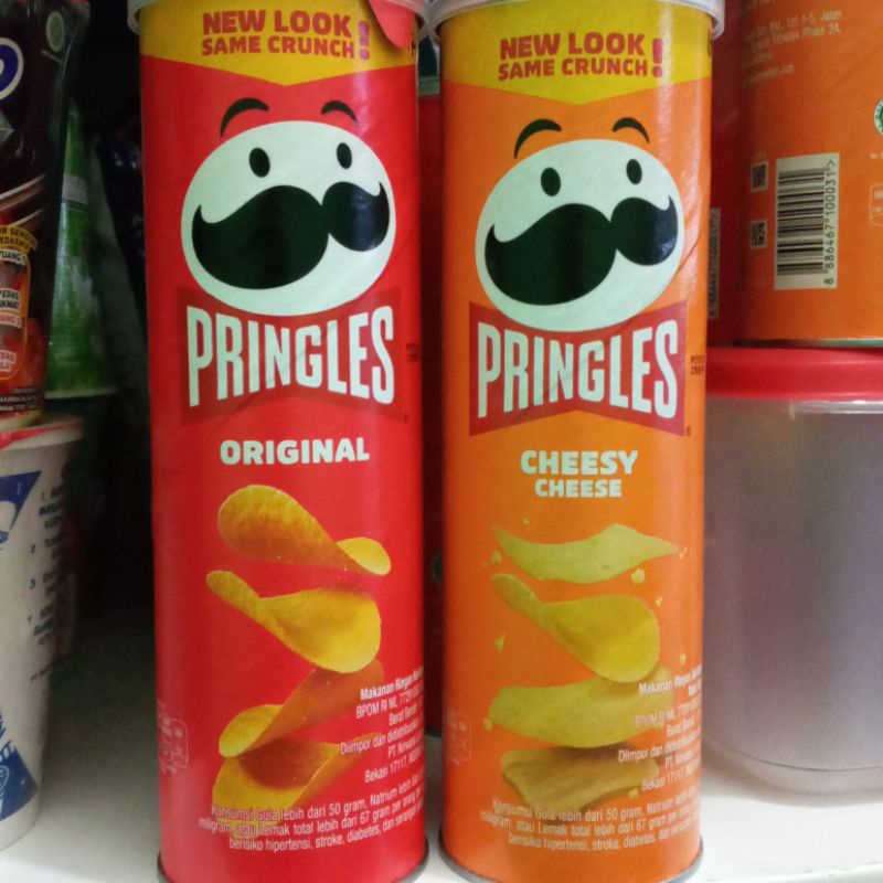 

Pringles Original & Cheesy Cheese 107 gr | Pringless