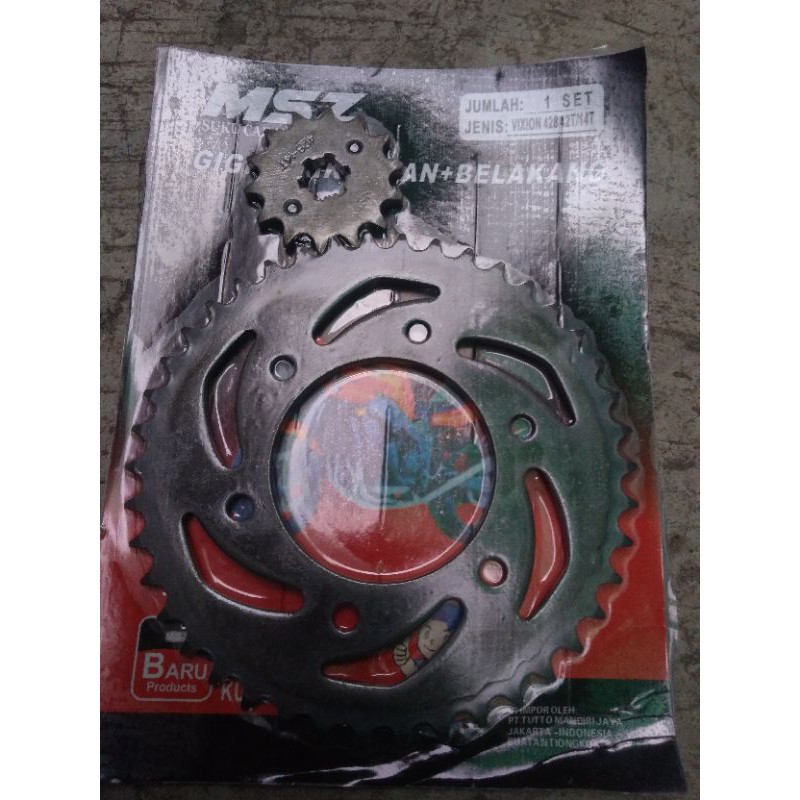 GIR SET VIXION GEAR DEPAN BELAKANG VIXION