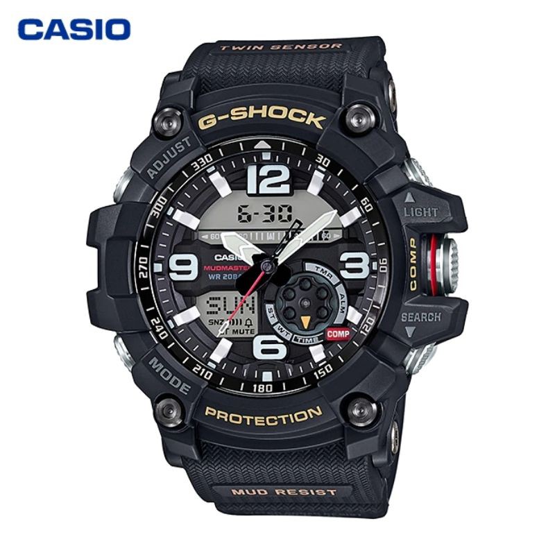 JAM TANGAN PRIA CASIO G-SHOCK MUDMASTER GG-1000-1A ORIGINAL - GSHOCK GG1000 HITAM