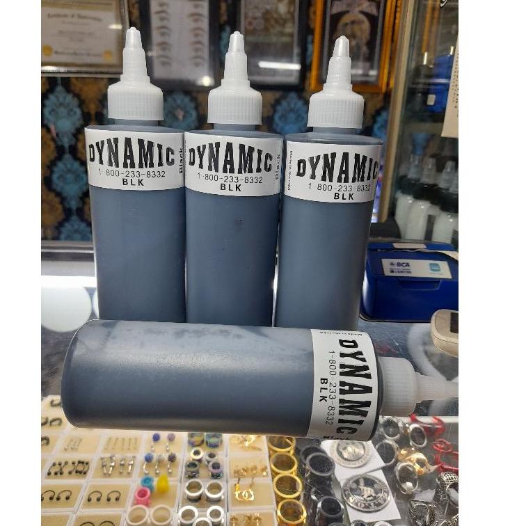 Terbaru.. Tinta tato-ink tato-tato ink- NOT ORIGINAL-dynamic black-size 30ml/1oz