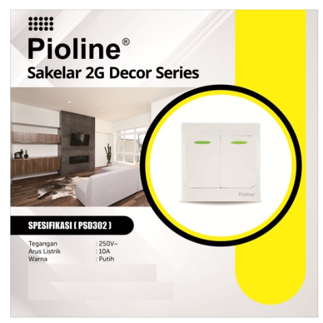 Saklar Decor Pioline PSD302