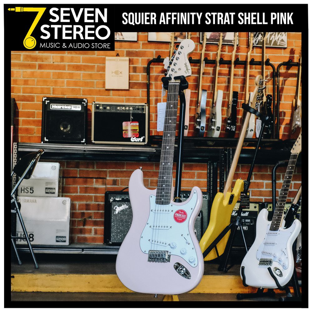 Squier Affinity Stratocaster Shell Pink