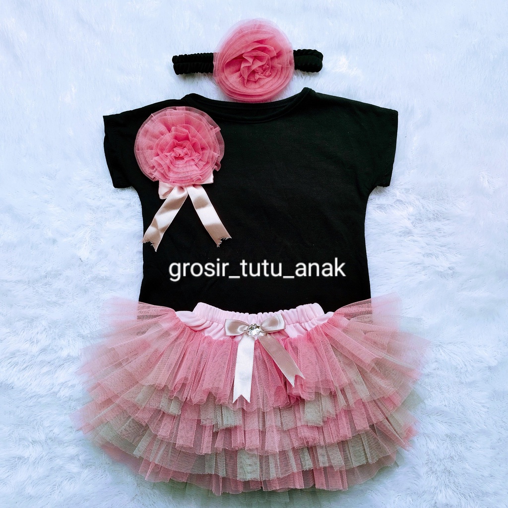 Setelan Rok Tutu Anak Bayi Perempuan - Setelan Rok Tutu Bayi - Setelan Rok Tutu Anak Perempuan - set