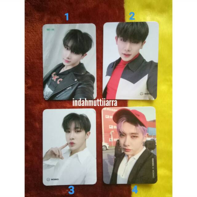 PHOTOCARD WONHO MONSTA X OFFICIAL