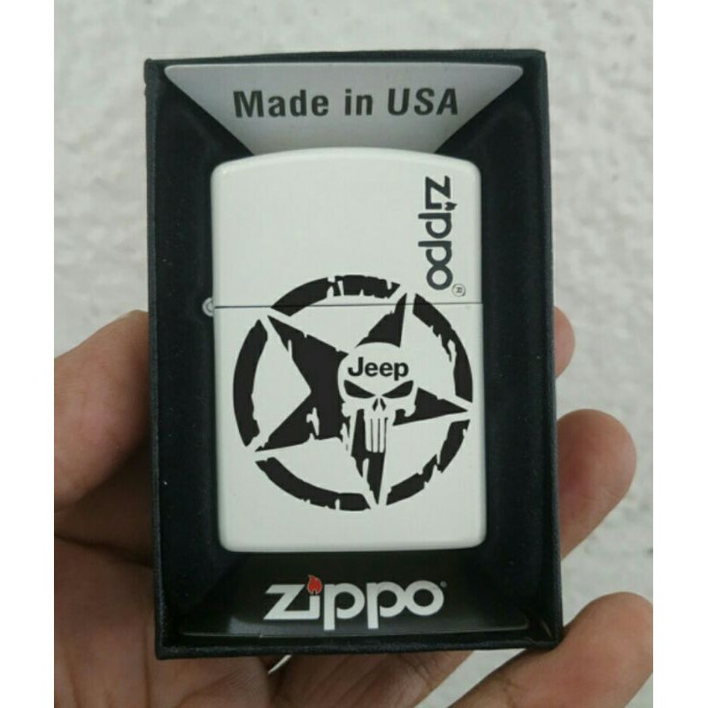 Korek Api Zippo Exclusive JEEP Skull Rider