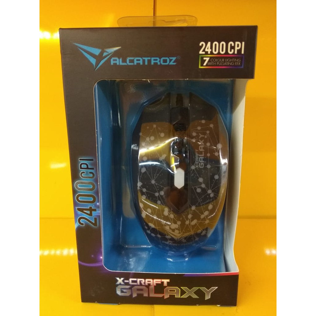 Mouse Gaming Alcatroz X-Craft Galaxy