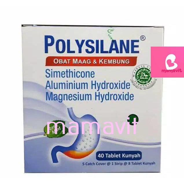 Polysilane tablet/ Obat sakit maag