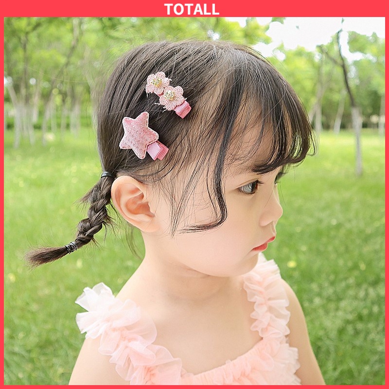 [✅READY STOCK] 4 Pcs Set Jepit Rambut Korea Anak COD Korean Fashion Hair Clip Lucu Kartun Untuk Wanita  Penjualan Panas Mode