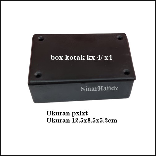 BOX KOTAK KX 4 / BOX PLASTIK HITAM X4