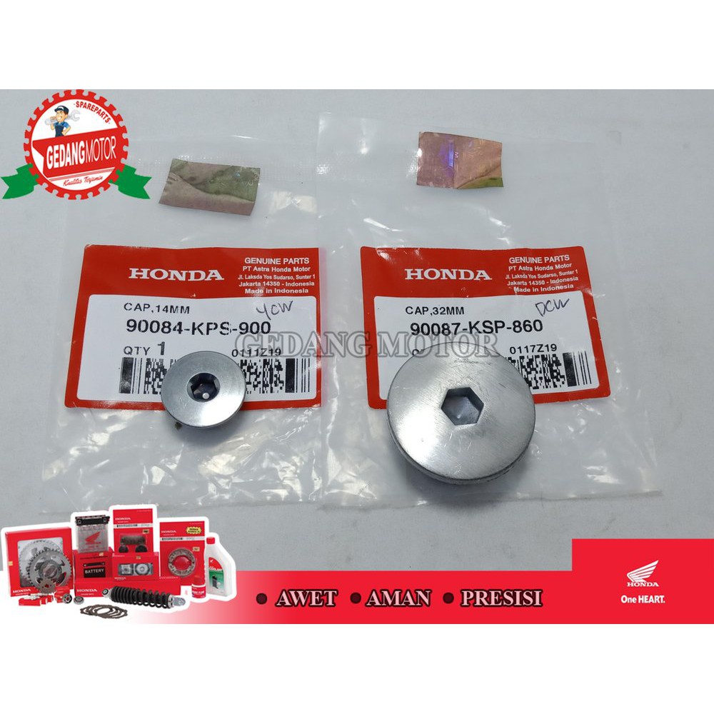 TUTUP MAGNET KUNCI L CAP 32MM 14MM SET GL MEGAPRO TIGER ORI bac3