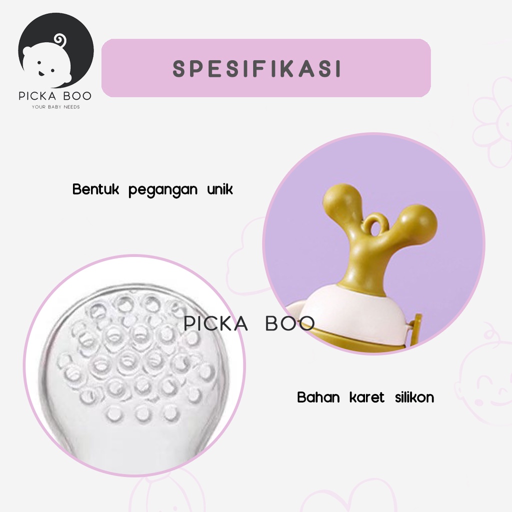 PICKA BOO Dot Buah Empeng Bayi Mpasi